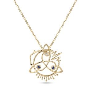 NWT 14KT Gold Triquetra Necklace
